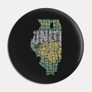 DeKalb County United Outline Pin