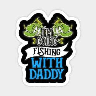 Fishing With Daddy Angling Kids Gift Magnet