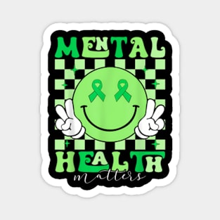 Mental Health Matters I Wear Green Mental Health Awareness Magnet