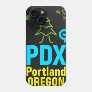 PDX airport code design Phone Case