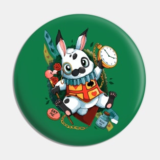 White Rabbit Pin