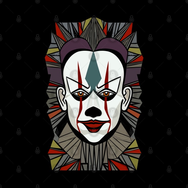 Portrait of Clown 2 by Ikibrai