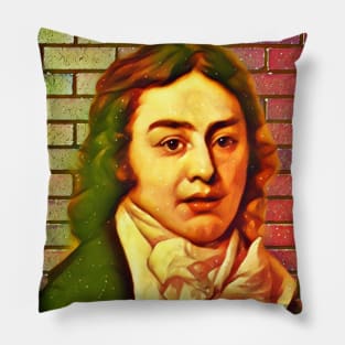 Samuel Taylor Coleridge Snow Portrait | Samuel Taylor Coleridge Artwork 15 Pillow