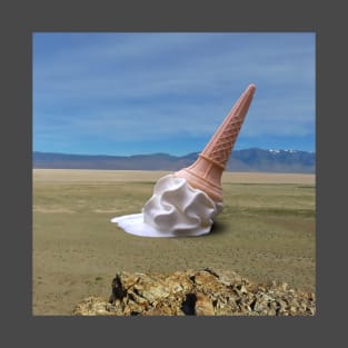 Soft Ice Cream - Surreal/Collage Art T-Shirt