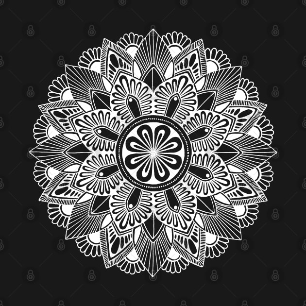 Mandala (white) by calenbundalas