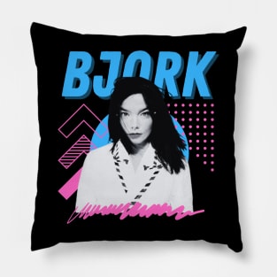 Bjork***original retro Pillow