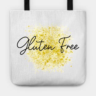 Yellow Gluten Free logo Tote