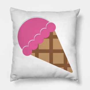 Ice Cream Cone Vector Pillow