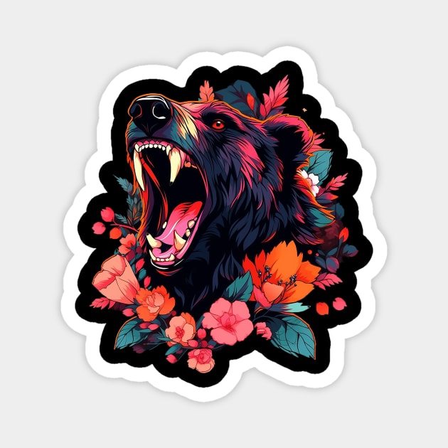 black bear Magnet by piratesnow