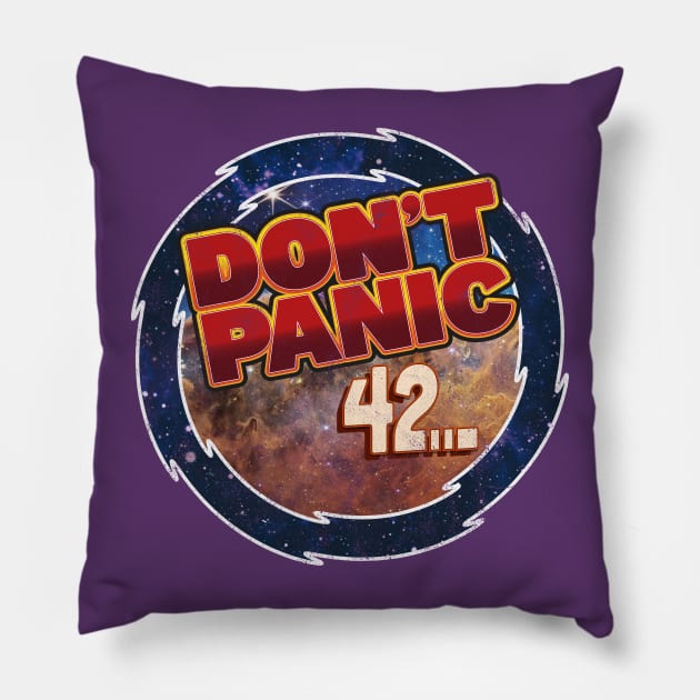 A tribute to the wisdom of the universe and the ultimate answer, "42" Pillow by verdammt