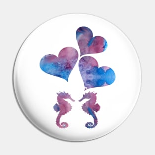 Seahorse Art Pin