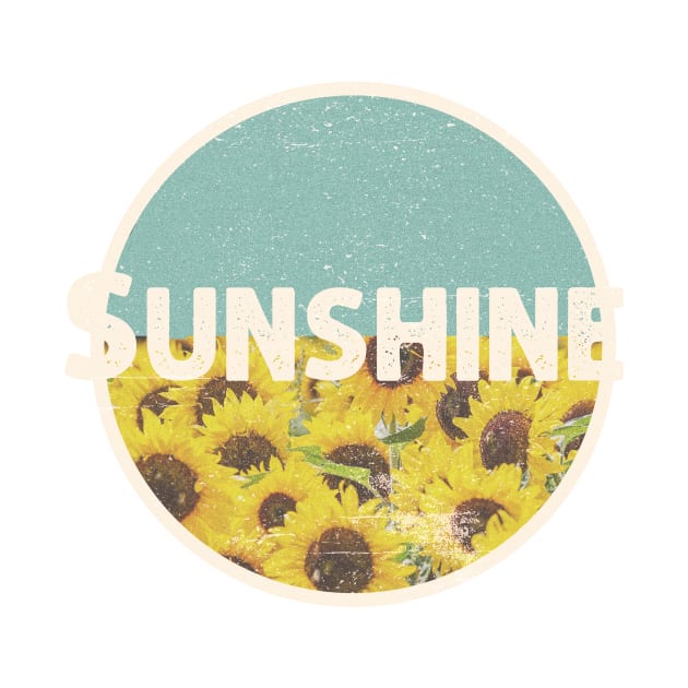 Sunshine Vintage Sunflower by Vintage Dream