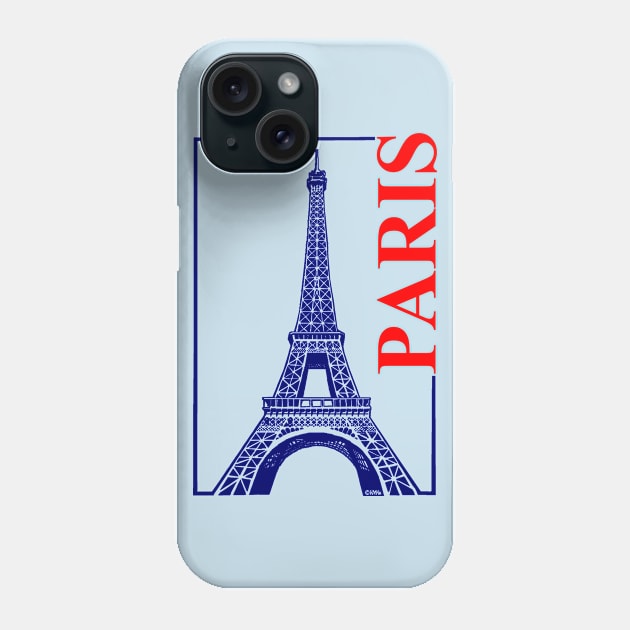 Paris-Eiffel Tower Phone Case by NewSignCreation