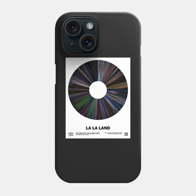 minimal_La La Land Warp Barcode Movie Phone Case by silver-light