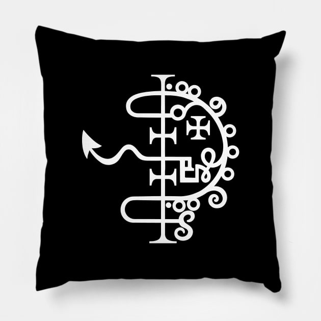 Asmoday sigil. Demonology. Demons seal. Asmodeus Pillow by OccultOmaStore