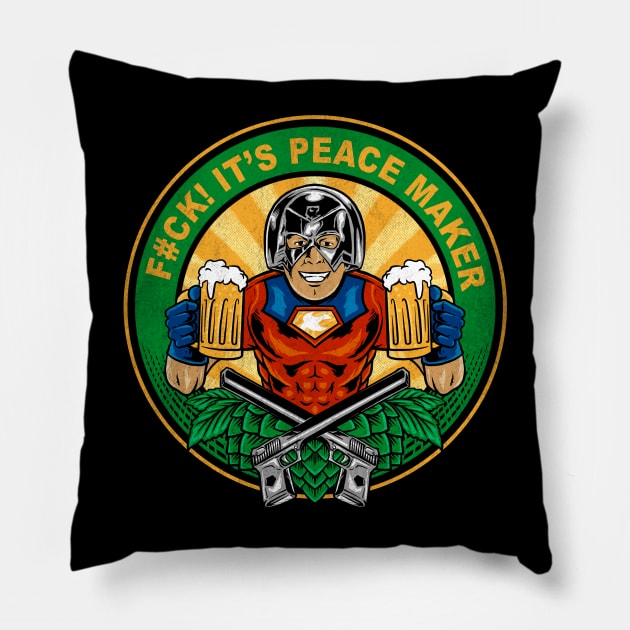 beer maker Pillow by spoilerinc