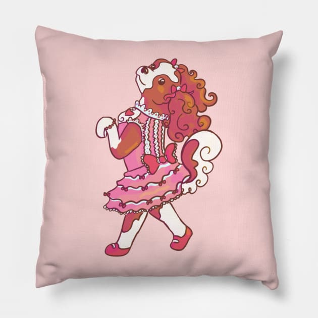 Lolita Spaniel Pillow by Artbysusant 