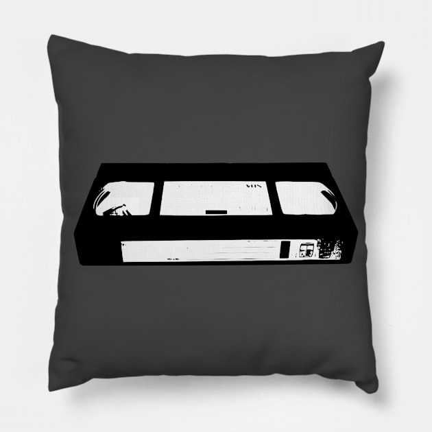 VHS Name Tag Pillow by TheOuterLinux