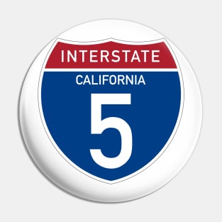 Interstate 5 - California Pin