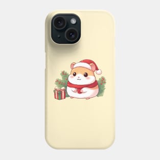 Cute Christmas Hamster Phone Case