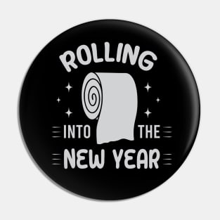 Rolling Into The New Year Pin