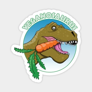Vegan Dinosaur Magnet