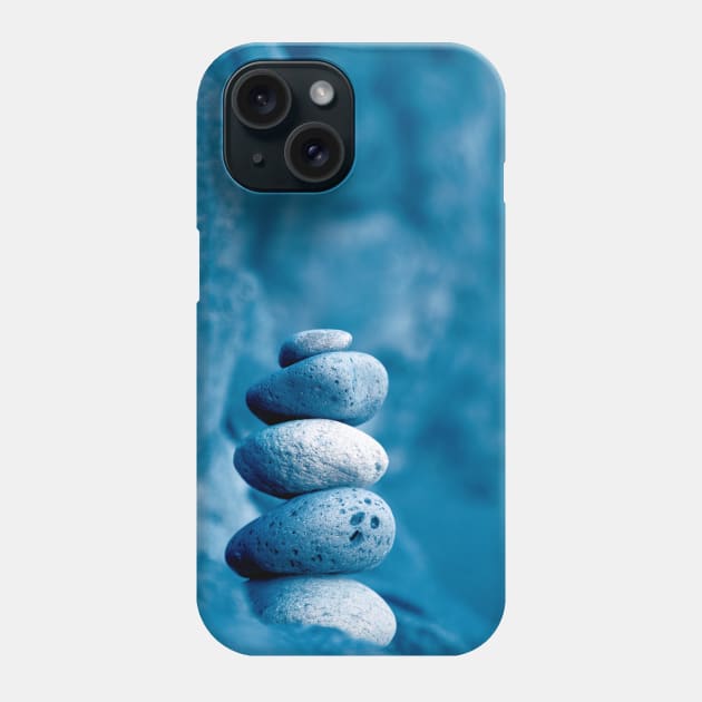 Stacked pebbles Phone Case by Gaspar Avila