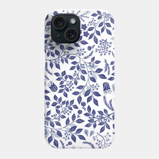 Indigo Vines Phone Case