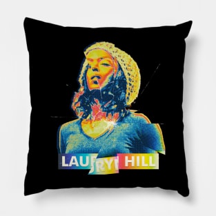 ART GLASS - lauryn hill EFFECT 2 Pillow