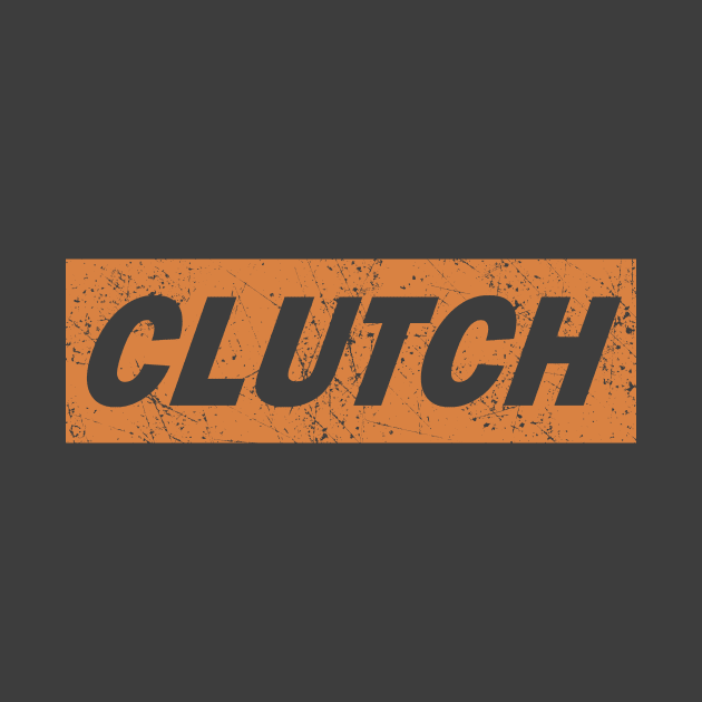 Clutch - distressed box logo by PaletteDesigns