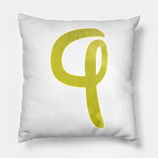 q Inspired Silhouette Pillow