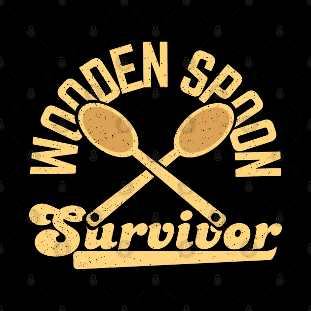 Wooden Spoon Survivor by Indieteesandmerch