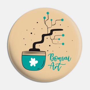 Bonsai Art Pin