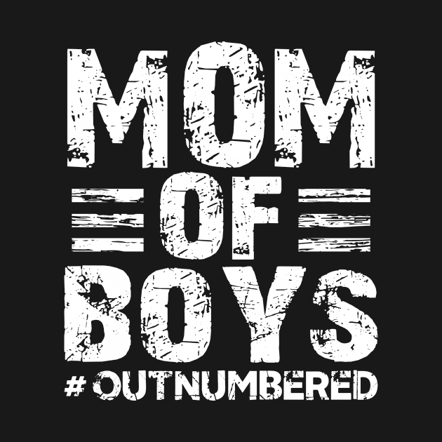 Mom Of Boys by Customprint