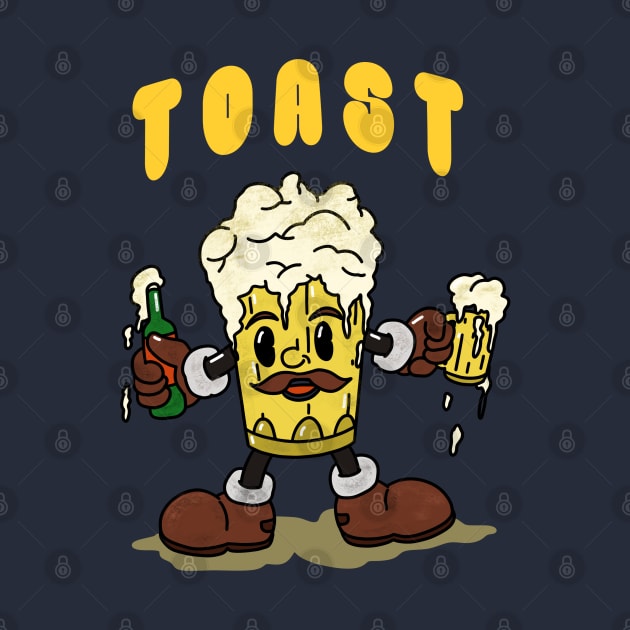 Beer Toast Mascot by RiyanRizqi