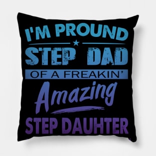 Tee - Step dad 2020 Pillow