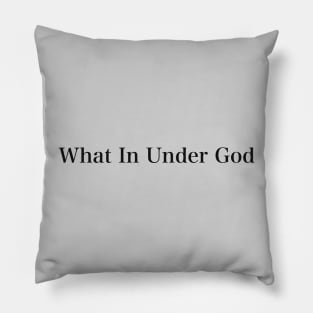 What In Under God Derry Girls Funny Pillow