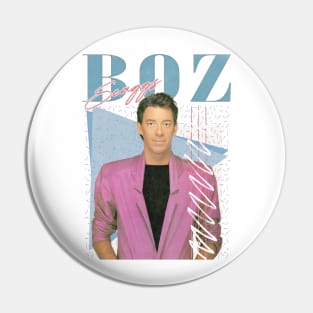 Boz Scaggs / Retro Faded-Style Design Pin