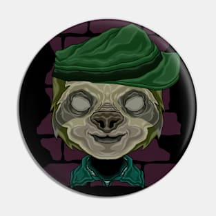 Sloth vintage fashion Pin