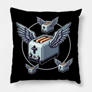 Flying Toasters V2 Pillow