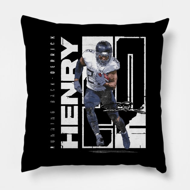 Derrick Henry Tennessee Stretch Pillow by Buya_Hamkac