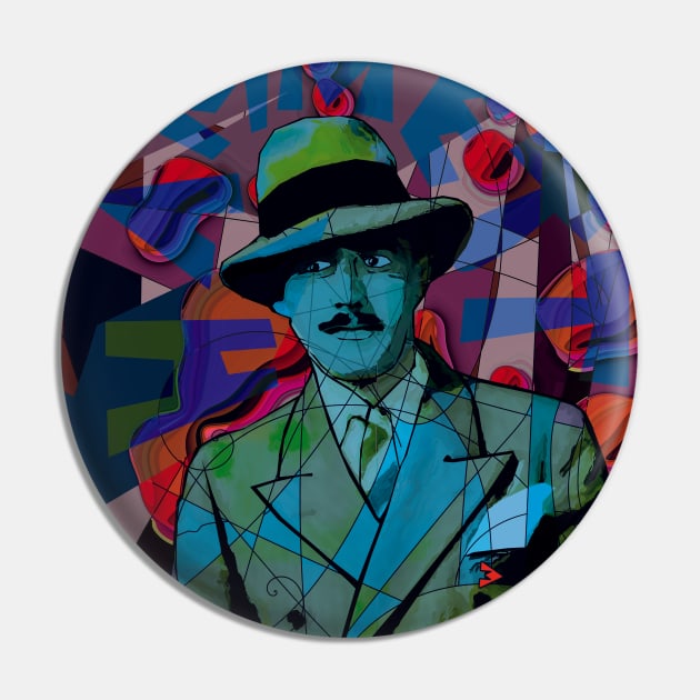 Dashiell Hammett - Noir Pin by Exile Kings 