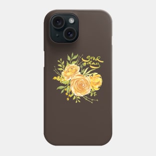 Good day with yellow flowers Phone Case