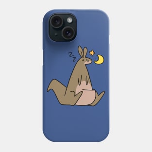 Sleeping Stars and Moon Kangaroo Phone Case