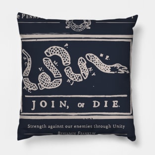 Join or Die Pillow