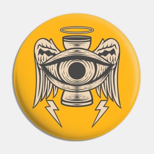 Vintage - Eye Wings Pin