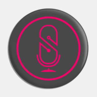 SquadCast Pink Mic Pin