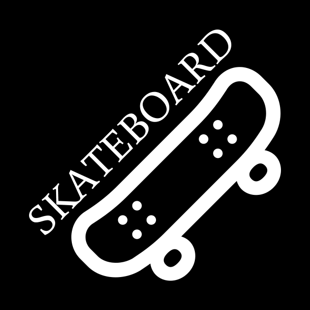 Skateboard teeshirt t-shirt by SunArt-shop