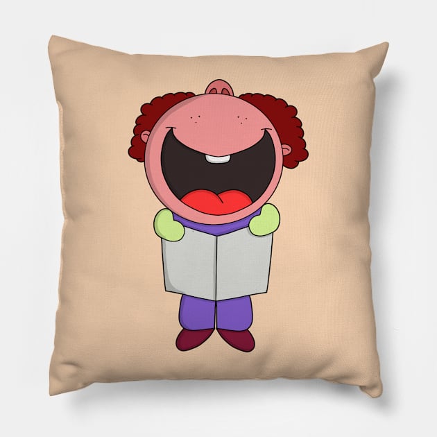 Carol Singer Pillow by DiegoCarvalho