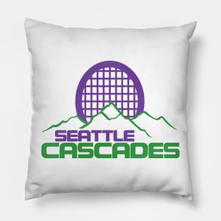 Seattle Cascades Defunct 70s Tennis Team Pillow